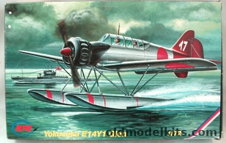 MPM 1/72 Yokosuka E14Y1 Glen Submarine Floatplane - From I-25 and I-7 Fleet Subs, 72111 plastic model kit